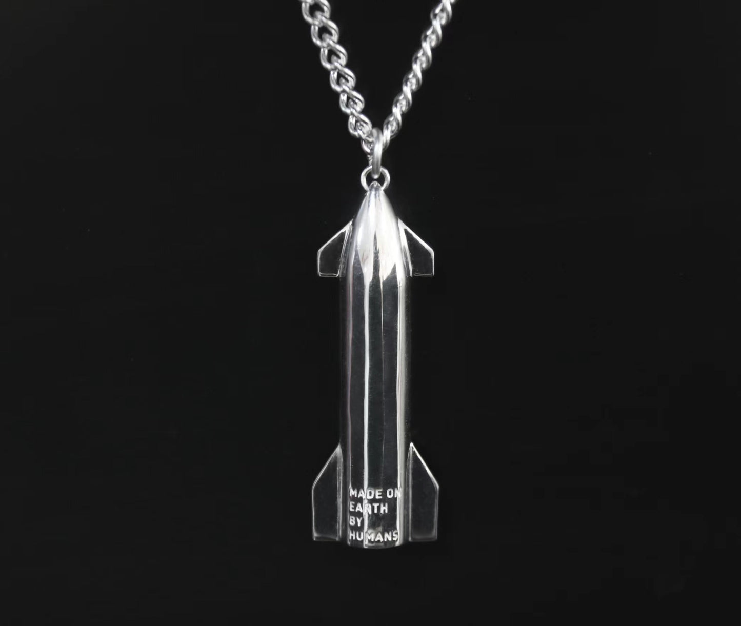 [Limited made] SpaceX Starship Silver Necklace