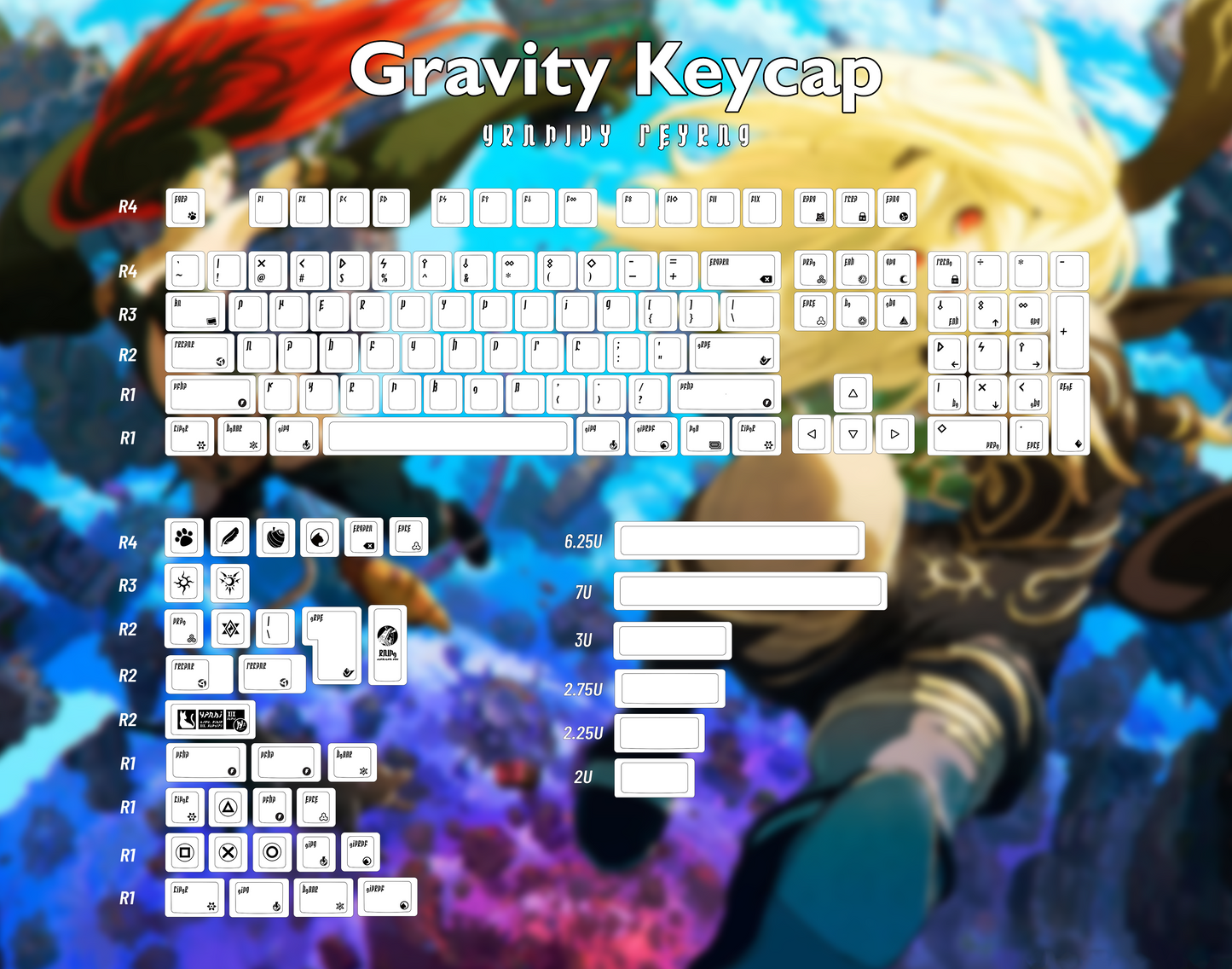 Gravity Rush Keycap